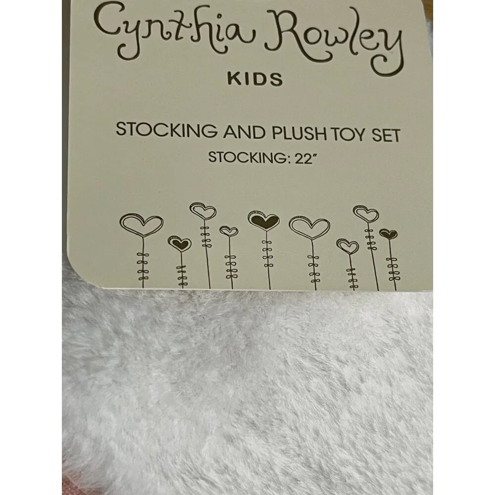 Cynthia Rowley Kids Stocking & Plush Doll Toy Set